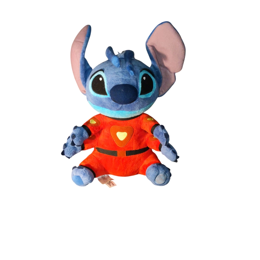 Disney Blue and Red Stitch Stuffed Animal 16" Tall